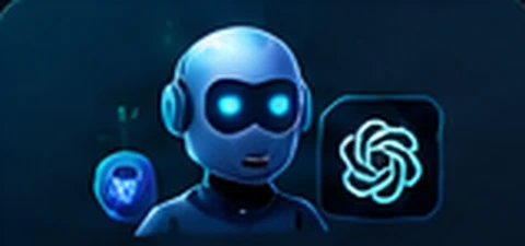 AI assistant illustration